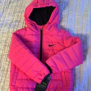 NWT Pink Puffer Coat